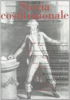 Giornale di storia costituzionale. Semestrale del laboratorio di storia costituzionale «Antoine Barnave» (primo semestre 2001) vol.1 edito da Quodlibet