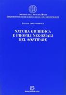 Natura giuridica e profili negoziali del software di Giovanni Di Giandomenico edito da Edizioni Scientifiche Italiane