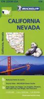 California-Nevada 1:1.267.200. Ediz. inglese edito da Michelin Italiana
