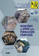 Interventi ed opere nelle formazioni complesse. 15° ciclo di conferenze di meccanica e ingegneria delle rocce (Torino, 19-20 novembre 2014) edito da CELID