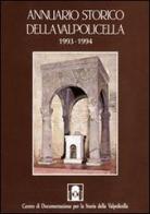 Annuario storico della Valpolicella 1993-1994 edito da Editrice La Grafica