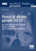 Pareri di diritto penale 2010 di Giulio Basagni edito da Maggioli Editore