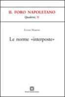 Le norme «interposte» di Fulvio Marone edito da Edizioni Scientifiche Italiane