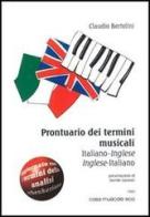Prontuario dei termini musicali di Claudio Bertolini edito da Casa Musicale Eco