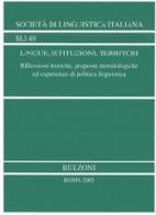 Lingue, istituzioni, territori edito da Bulzoni