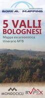 5 valli bolognesi. Mappa escursionistica dell'itinerario di Matteo Brusa, Massimo Gherardi edito da Brusa Matteo