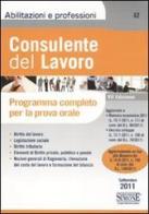 Consulente del lavoro. Programma completo per la prova orale edito da Edizioni Giuridiche Simone