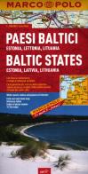 Paesi baltici, Estonia, Lettonia, Lituania 1:800.000 edito da Marco Polo