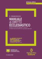 Manuale di diritto ecclesiastico di Fabio Franceschi edito da Neldiritto Editore