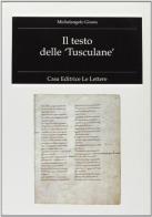 Il testo delle «Tusculane» di Michelangelo Giusta edito da Le Lettere