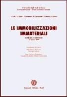 Le immobilizzazioni immateriali. Atti del Convegno (Lecce 23 giugno 1999) edito da Cacucci
