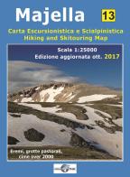 Majella. Carta escursionistica e scialpinistica 1:25000 edito da Il Lupo