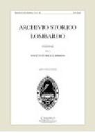 Archivio storico lombardo. Giornale della Società storica lombarda (2005) vol.11 edito da Cisalpino