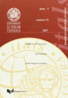 Itals. Didattica e linguistica dell'italiano come lingua straniera (2007) vol.15 edito da Guerra Edizioni