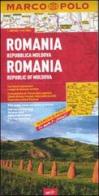 Romania, Repubblica Moldova 1:800.000. Ediz. multilingue edito da Marco Polo