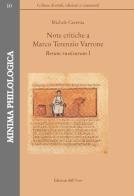 Note critiche a Marco Terenzio Varrone. Rerum rusticarum I di Michele Carretta edito da Edizioni dell'Orso