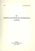 AL. Rivista di studi di anthologia latina (2017) vol.8 edito da Pliniana