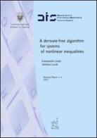 Derivative-free algorithm for systems of nonlinear inequalities (A) di Giampaolo Liuzzi, Stefano Lucidi edito da Aracne