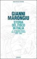 Storia del fisco in Italia vol.2 di Gianni Marongiu edito da Einaudi