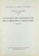 Manoscritti della Biblioteca Casanatense (4) (I) edito da Ist. Poligrafico dello Stato