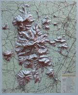 Colli Euganei 1:30.000 (carta in rilievo con cornice) edito da Global Map