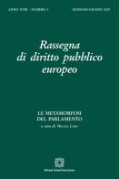 Rassegna di diritto pubblico europeo (2019) vol.1 edito da Edizioni Scientifiche Italiane