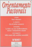 Orientamenti pastorali (2007) vol.2 edito da EDB