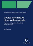 Codice sistematico di procedura penale di Hervé Belluta, Mitja Gialuz, Luca Luparia edito da Giappichelli