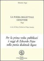 La poesia dialettale genovese di Edoardo Firpo edito da San Marco dei Giustiniani