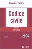 Codice civile 2006. Con CD-ROM di Giovanni Iudica edito da EGEA