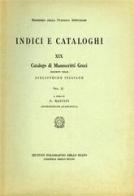 Catalogo dei manoscritti greci esistenti nelle biblioteche italiane vol.2 di Ermanno Martini edito da Ist. Poligrafico dello Stato