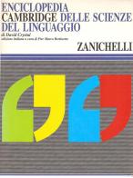 Enciclopedia Cambridge delle scienze del linguaggio di David Crystal edito da Zanichelli