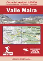 Valle Maira 1:25000. Carta dei sentieri-Carte de randonée-Wanderkarte-Hiking Map. Ediz. multilingue di Renato Botte edito da L'Escursionista