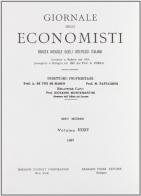 Giornale degli Economisti. 2ª serie vol.34 edito da Forni