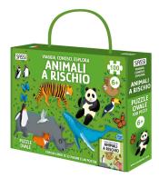 Animali a rischio. Viaggia, conosci, esplora. Con puzzle. Con Poster di Matteo Gaule, Irena Trevisan, Gioia Alfonsi edito da Sassi
