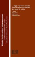 La legge regionale toscana sulle persone con disabilità. Uno sguardo critico edito da IUS Pisa University Press