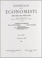 Giornale degli Economisti. 2ª serie vol.35 edito da Forni