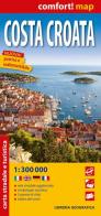 Costa croata 1:300.000 edito da Libreria Geografica
