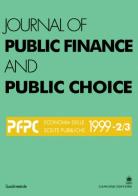 Journal of public finance and public choice. Economia delle scelte pubbliche (1999) (2-3) di Domenico Da Empoli edito da Gangemi Editore