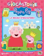 Peppa e la regina d'Inghilterra. Giocastorie. Con adesivi. Ediz. illustrata di Cristina Panzeri edito da Pon Pon Edizioni