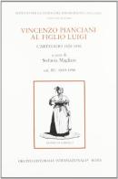 Vincenzo Pianciani al figlio Luigi. Carteggio (1828-1856) edito da Ist. Editoriali e Poligrafici