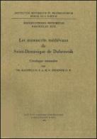 Les manuscrits médiévaux de Saint-Dominique de Dubrovnik. Catalogue sommaire di Tommaso Kaeppeli edito da Angelicum University Press