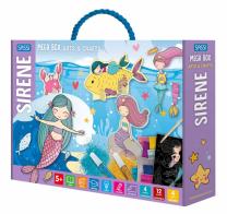 Le sirene. Mega box arts & crafts. Ediz. a colori. Con Gioco edito da Sassi
