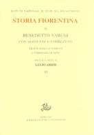 Storia fiorentina vol.3 di Benedetto Varchi edito da Storia e Letteratura