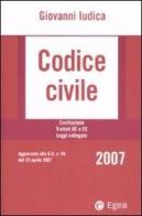 Codice civile 2007. Costituzione. Trattati UE e CE. Leggi collegate. Con CD-ROM di Giovanni Iudica edito da EGEA