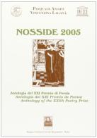 Nosside 2005. Antologia del 21ª premio di poesia di Pasquale Amato, Vincenzina Laganà edito da Città del Sole Edizioni