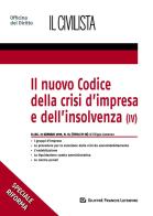 Il nuovo codice della crisi d'impresa e dell'insolvenza vol.4 di Filippo Lamanna edito da Giuffrè