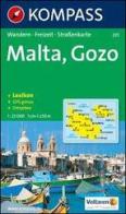 Carta escursionistica n. 235. Malta e isole Lipari. Malta, Gozo 1:25.000. Adatto a GPS. Digital map. DVD-ROM edito da Kompass