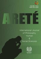 Areté. International journal of philosophy, human & social sciences (2016). Nuova ediz. vol.1 edito da NeP edizioni