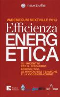 Efficienza energetica. Gli incentivi per il risparmio energetico, le rinnovabili termiche e la cogenerazione. Vademecum Nextville 2013 edito da Edizioni Ambiente